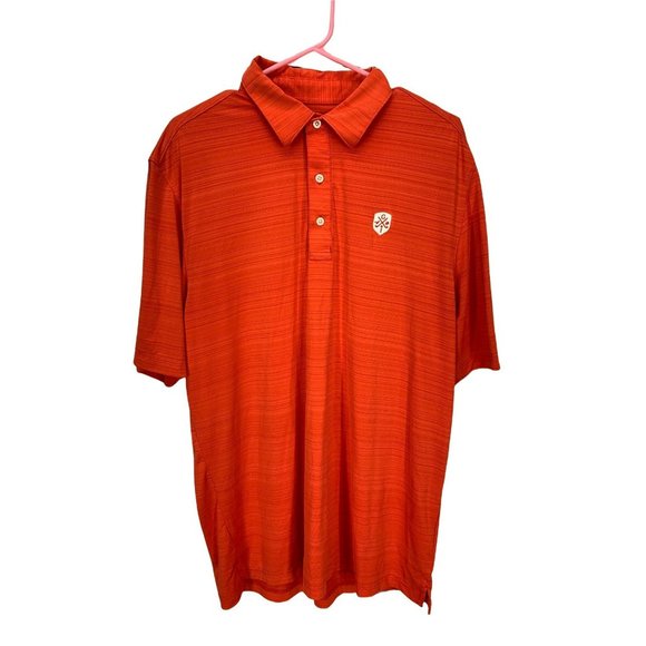 Greg Norman Play Dry‎ Burnt Orange Size Large Polo - Picture 1 of 7